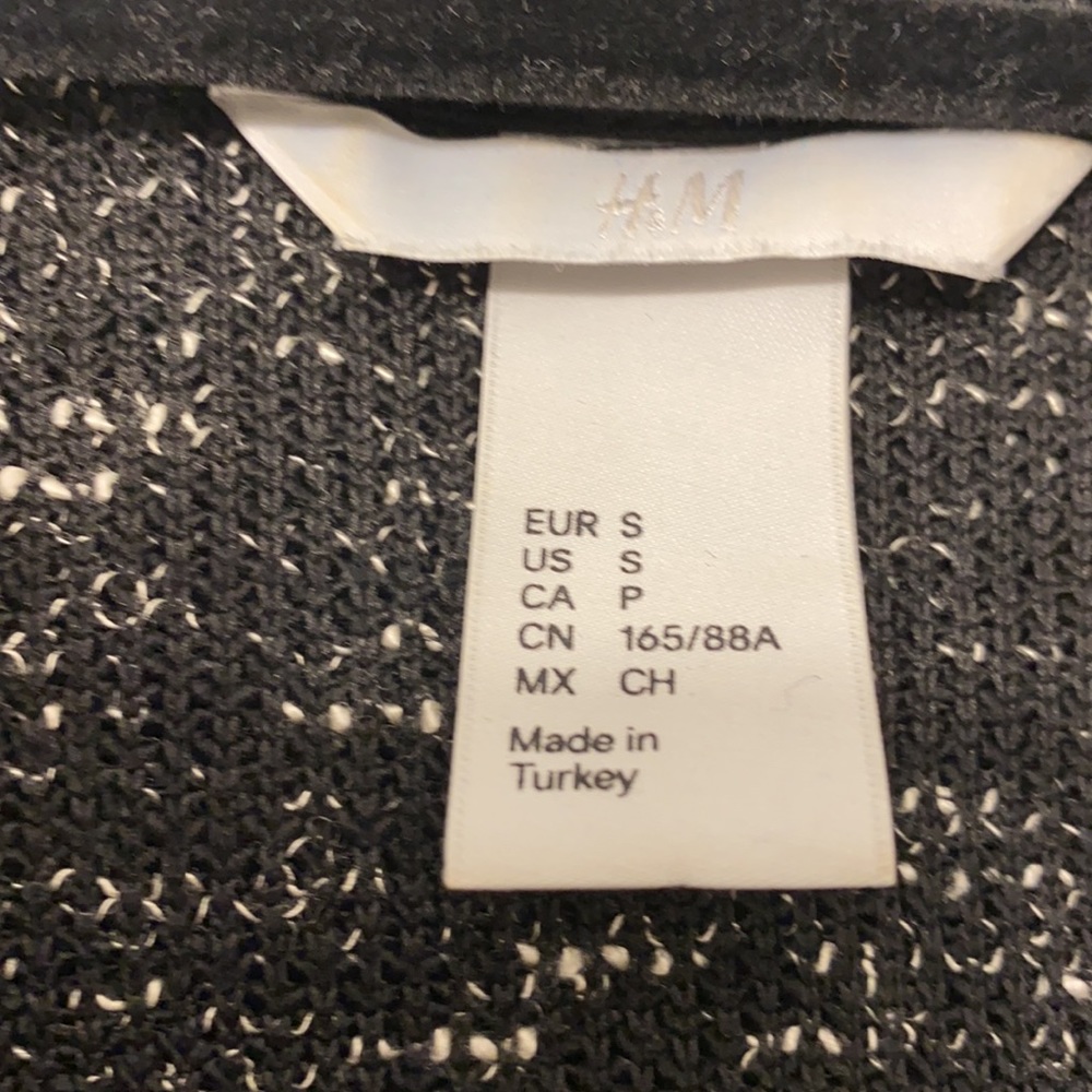 H&M Black Tweed Blazer - Picture 3 of 4